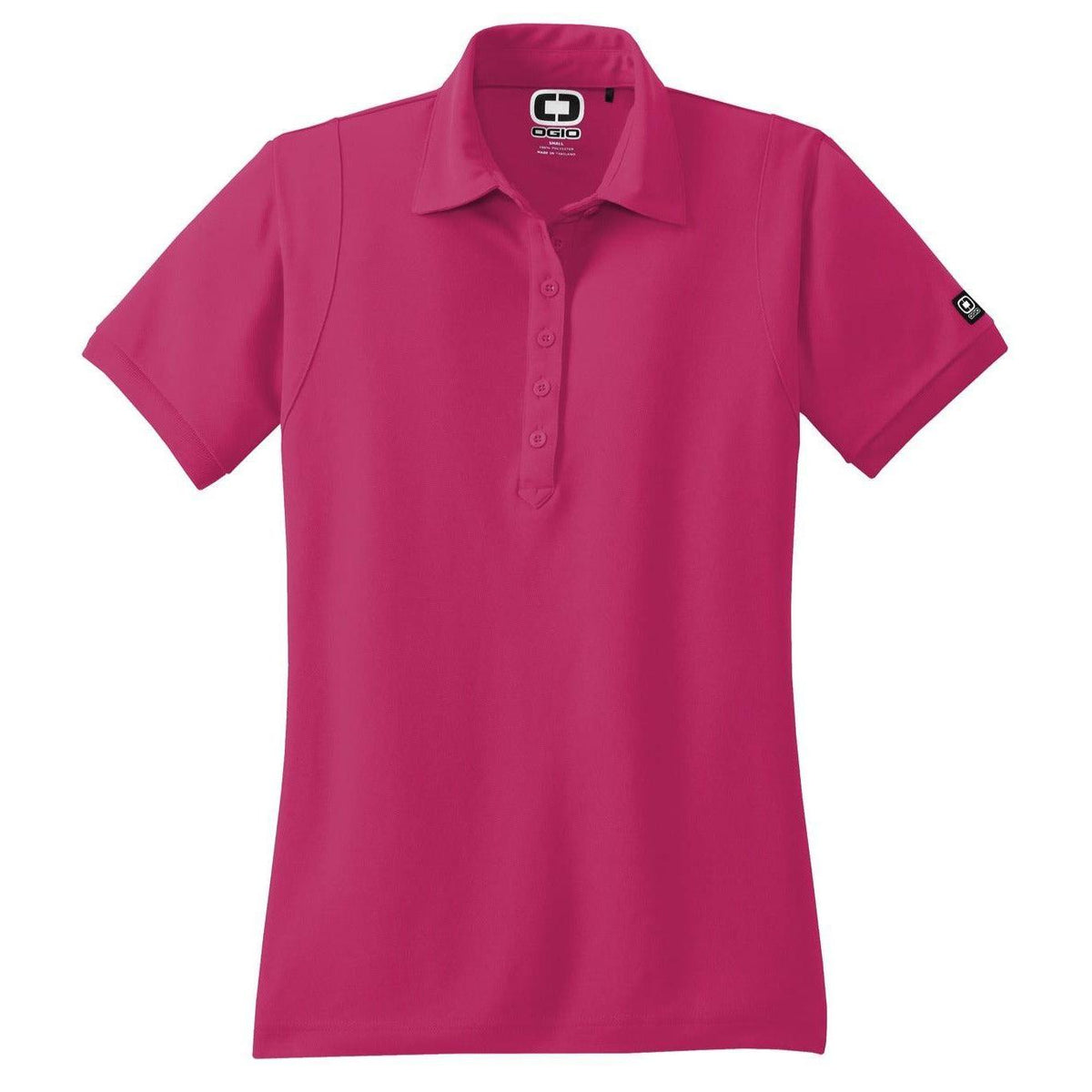 no-logo OGIO Women's Jewel Polo-Regular-OGIO-Pink Crush-XS-Thread Logic