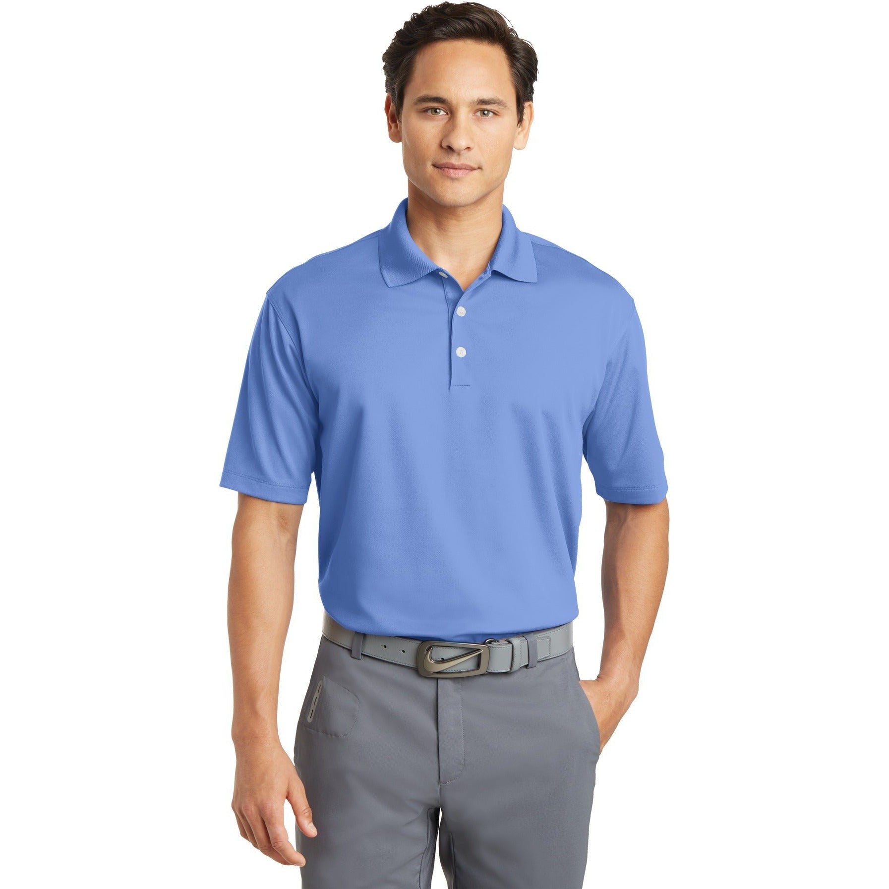 no-logo CLOSEOUT - Nike Dri-FIT Micro Pique Polo-Nike-Valor Blue-S-Thread Logic