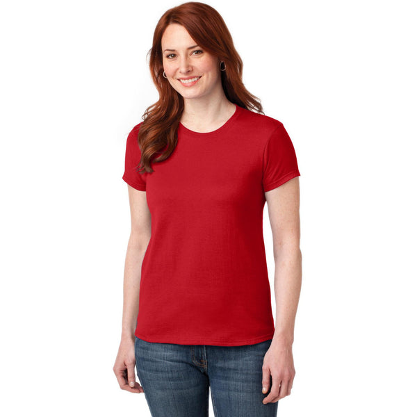 no-logo CLOSEOUT - Gildan Ladies Gildan Performance T-Shirt-Gildan-Red-XS-Thread Logic