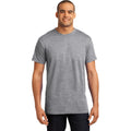 no-logo CLOSEOUT - Hanes X-Temp T-Shirt-Hanes-Light Steel-S-Thread Logic