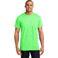 no-logo CLOSEOUT - Hanes X-Temp T-Shirt-Hanes-Neon Lime Heather-S-Thread Logic