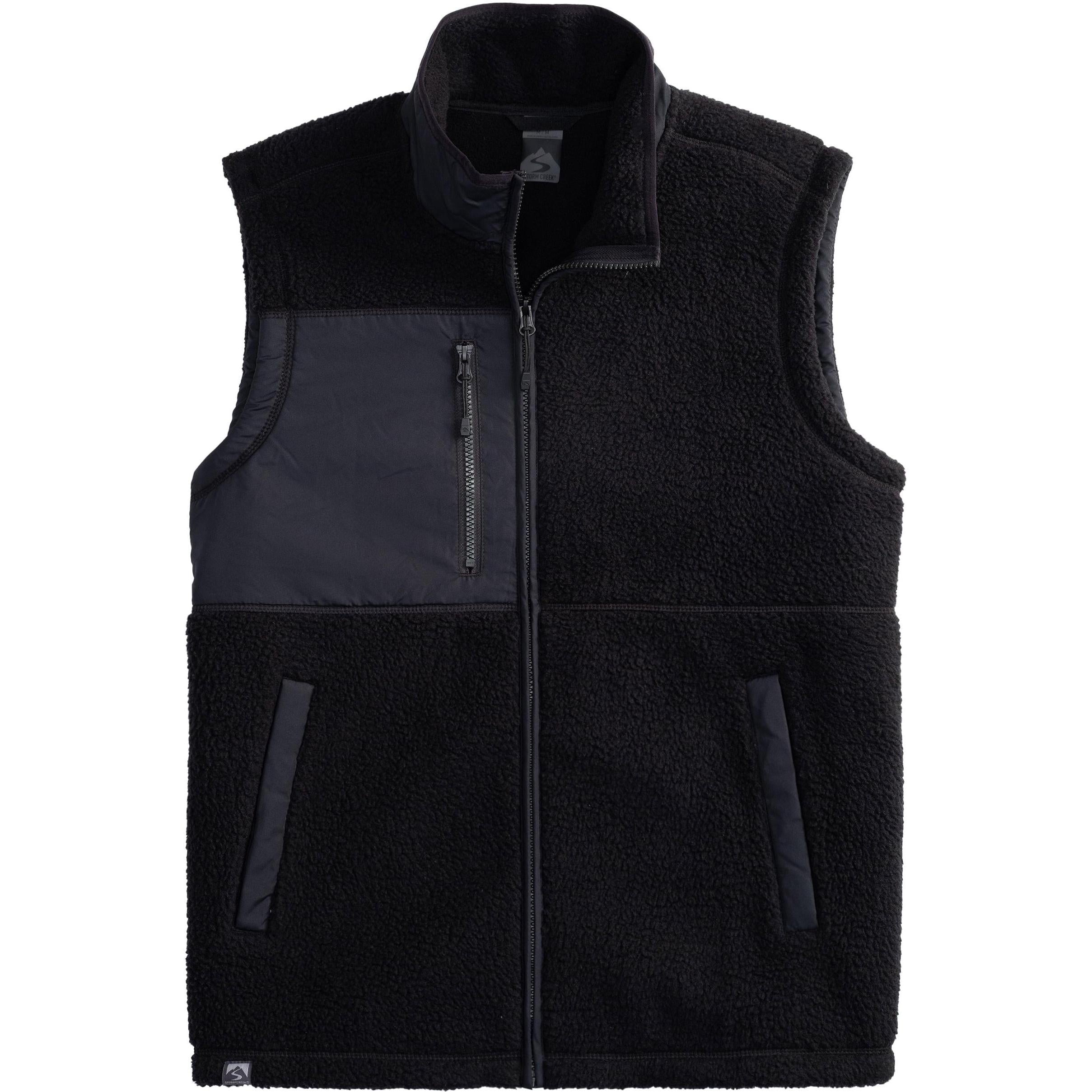 Storm Creek Warm Up Colorblock Sherpa Fleece Vest