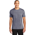 no-logo CLOSEOUT - Gildan Performance Core T-Shirt-Gildan-Heather Sport Dark Navy-S-Thread Logic