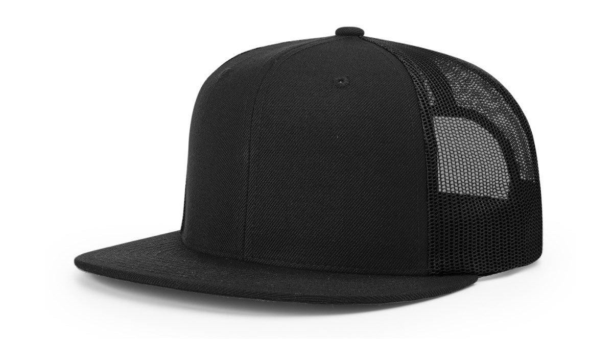 no-logo Richardson Wool Blend Flatbill Trucker-Richardson-Thread Logic