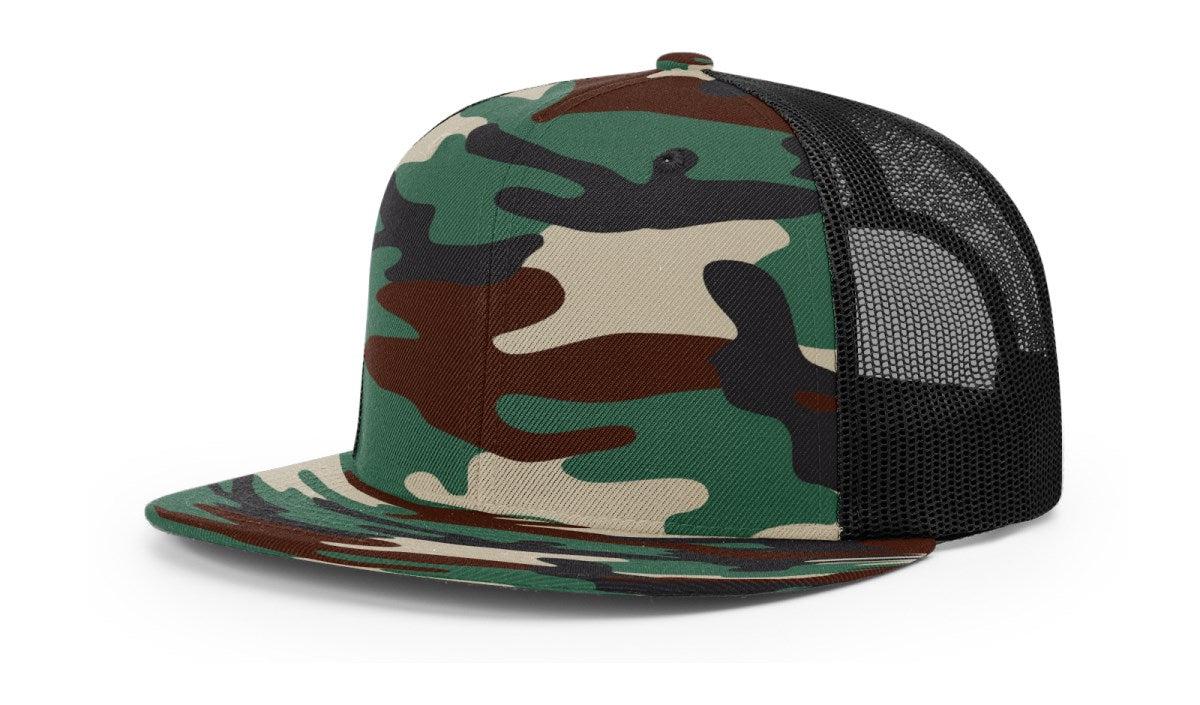 no-logo Richardson Wool Blend Flatbill Trucker-Richardson-Thread Logic