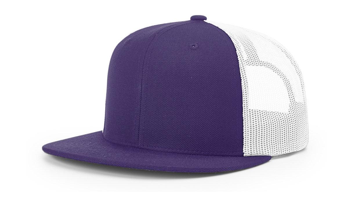 no-logo Richardson Wool Blend Flatbill Trucker-Richardson-Thread Logic