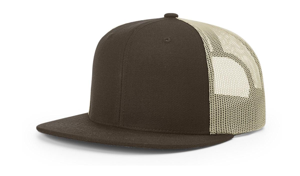 no-logo Richardson Wool Blend Flatbill Trucker-Richardson-Thread Logic
