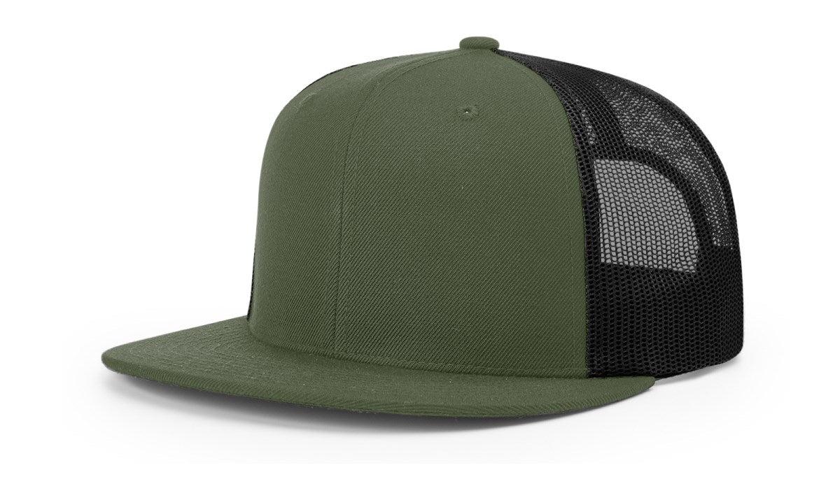 no-logo Richardson Wool Blend Flatbill Trucker-Richardson-Thread Logic