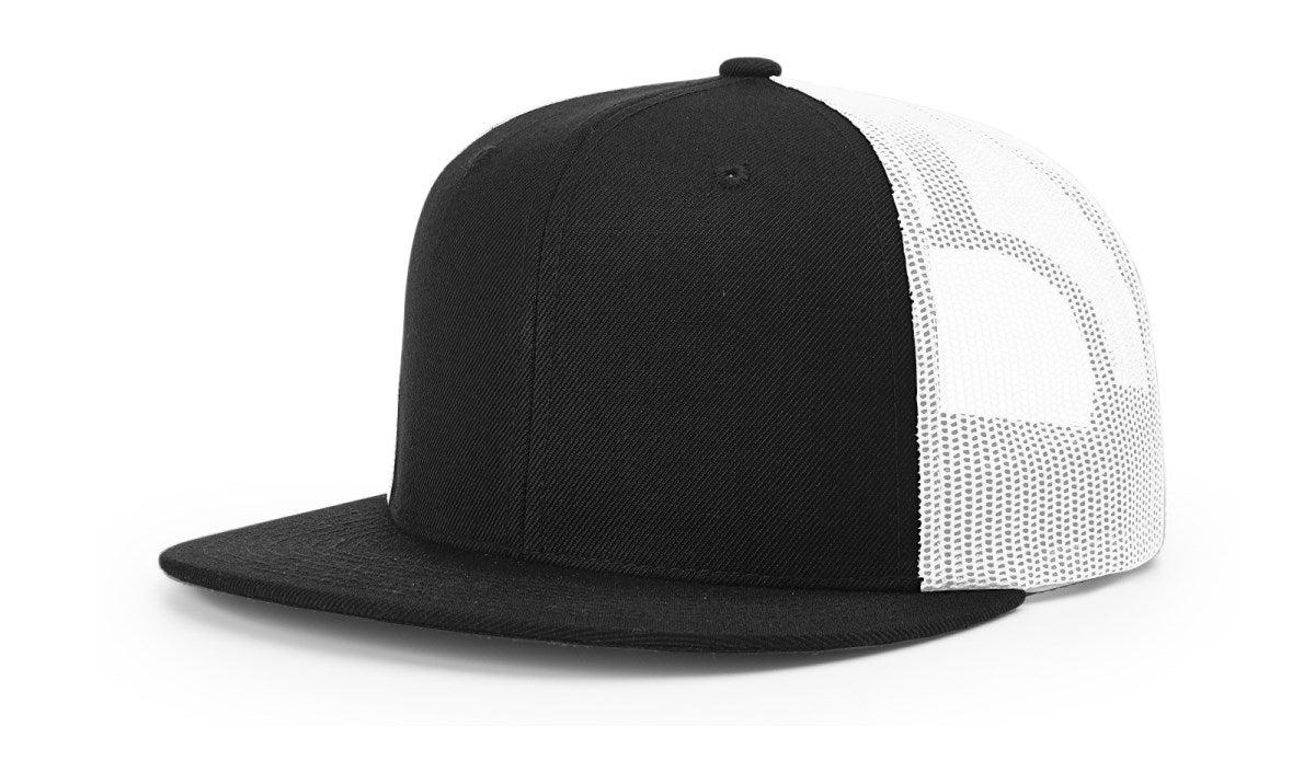 no-logo Richardson Wool Blend Flatbill Trucker-Richardson-Thread Logic