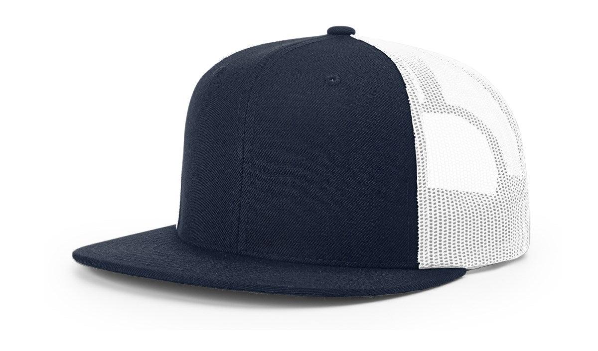 no-logo Richardson Wool Blend Flatbill Trucker-Richardson-Thread Logic