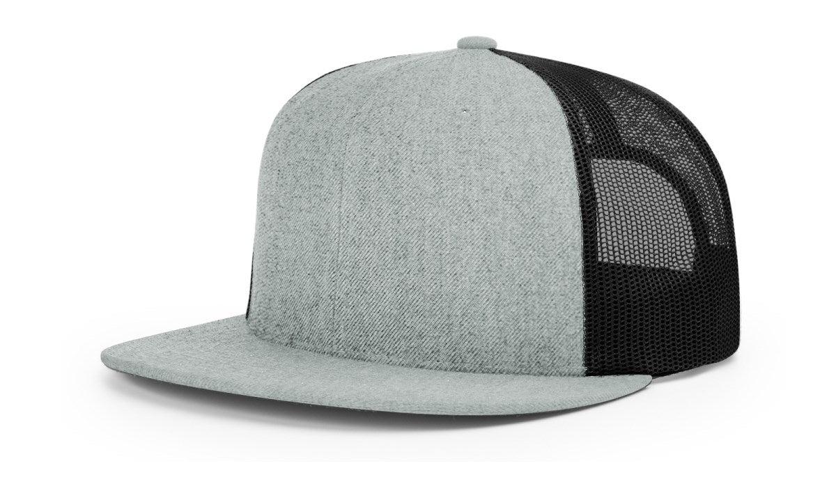 no-logo Richardson Wool Blend Flatbill Trucker-Richardson-Thread Logic
