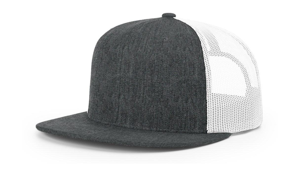 no-logo Richardson Wool Blend Flatbill Trucker-Richardson-Thread Logic