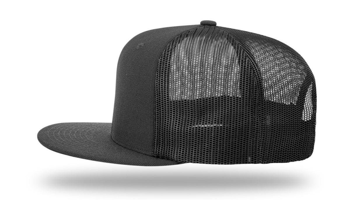 no-logo Richardson Wool Blend Flatbill Trucker-Richardson-Thread Logic