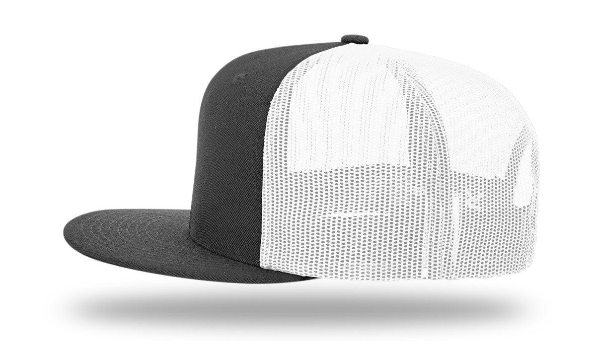 no-logo Richardson Wool Blend Flatbill Trucker-Richardson-Thread Logic