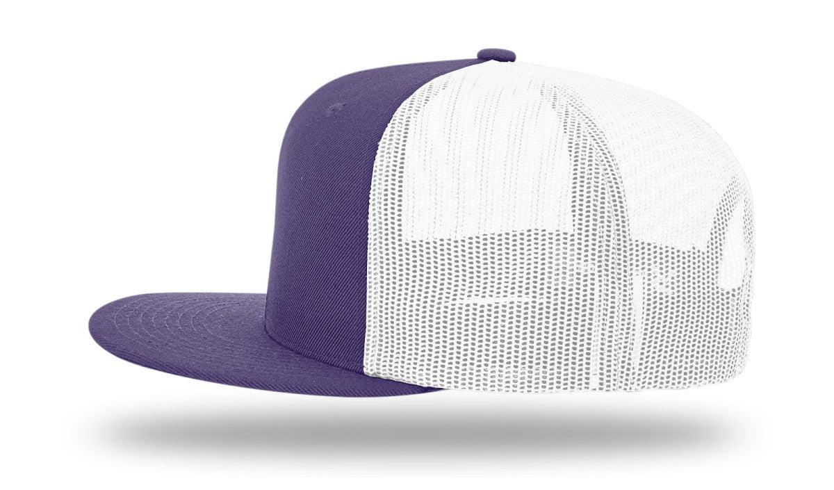 no-logo Richardson Wool Blend Flatbill Trucker-Richardson-Thread Logic
