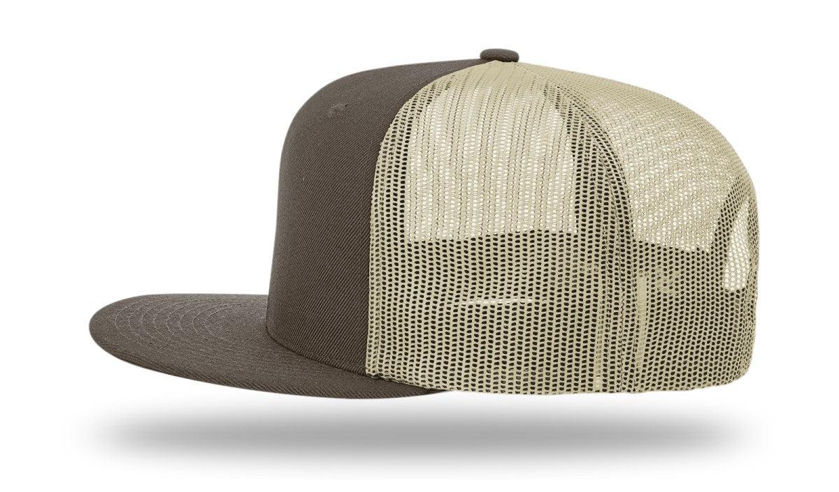 no-logo Richardson Wool Blend Flatbill Trucker-Richardson-Thread Logic
