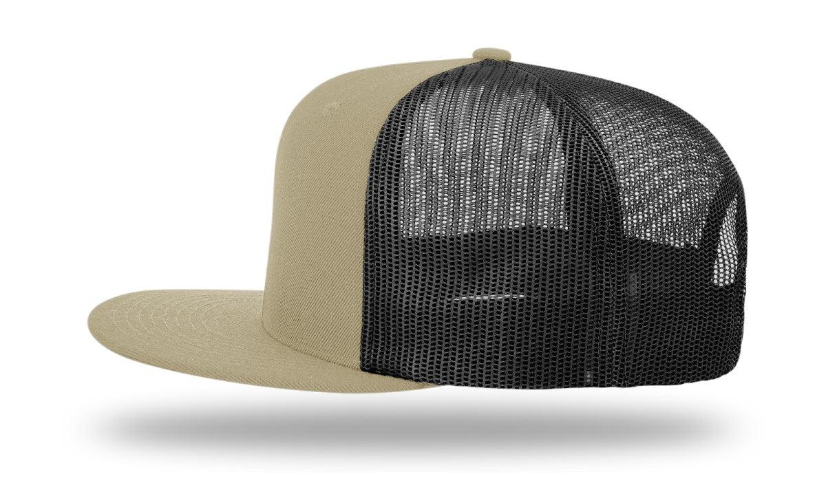 no-logo Richardson Wool Blend Flatbill Trucker-Richardson-Thread Logic