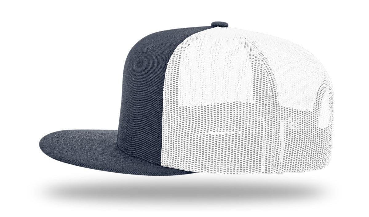 no-logo Richardson Wool Blend Flatbill Trucker-Richardson-Thread Logic