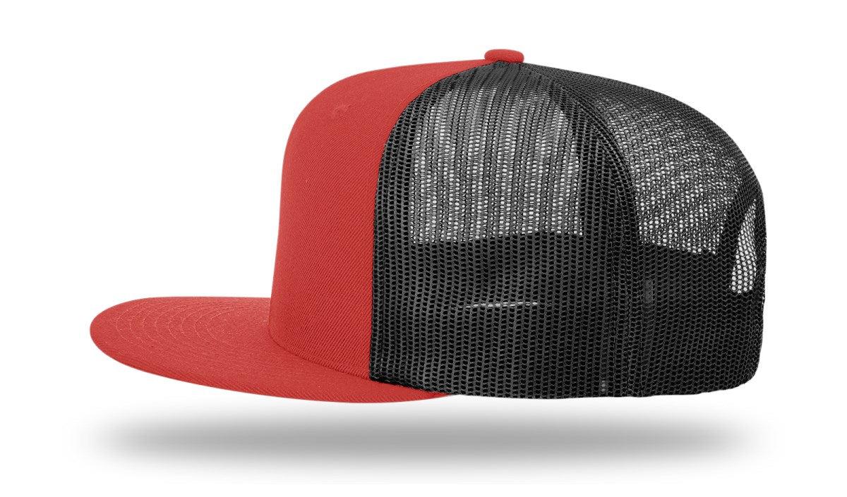 no-logo Richardson Wool Blend Flatbill Trucker-Richardson-Thread Logic