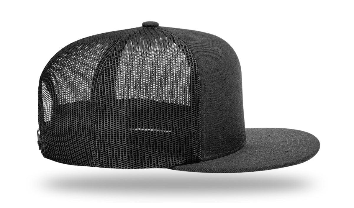 no-logo Richardson Wool Blend Flatbill Trucker-Richardson-Thread Logic