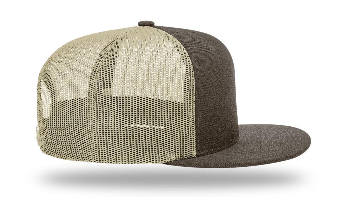 no-logo Richardson Wool Blend Flatbill Trucker-Richardson-Thread Logic