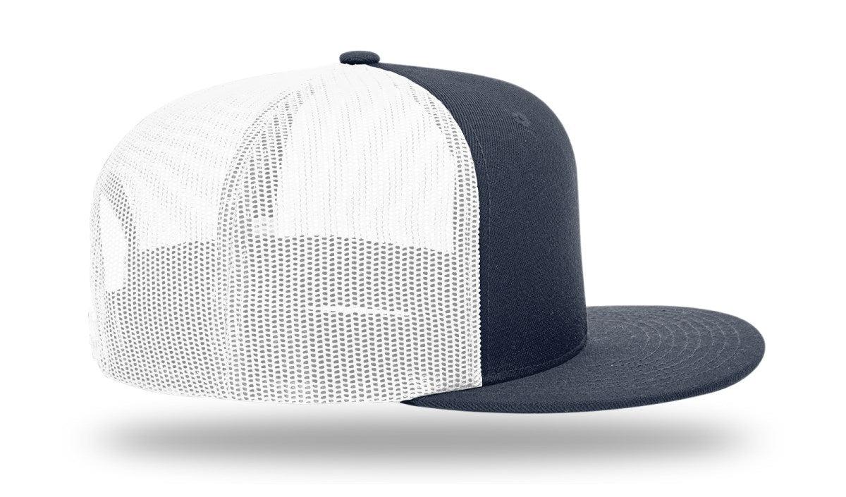 no-logo Richardson Wool Blend Flatbill Trucker-Richardson-Thread Logic