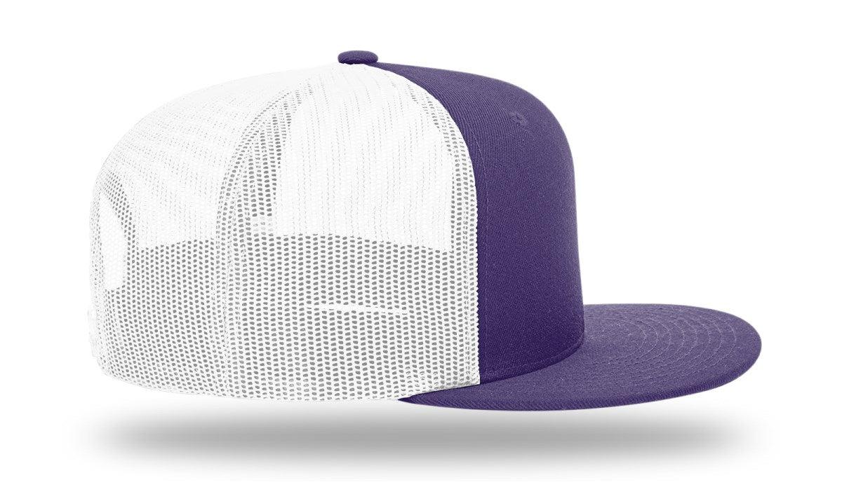 no-logo Richardson Wool Blend Flatbill Trucker-Richardson-Thread Logic