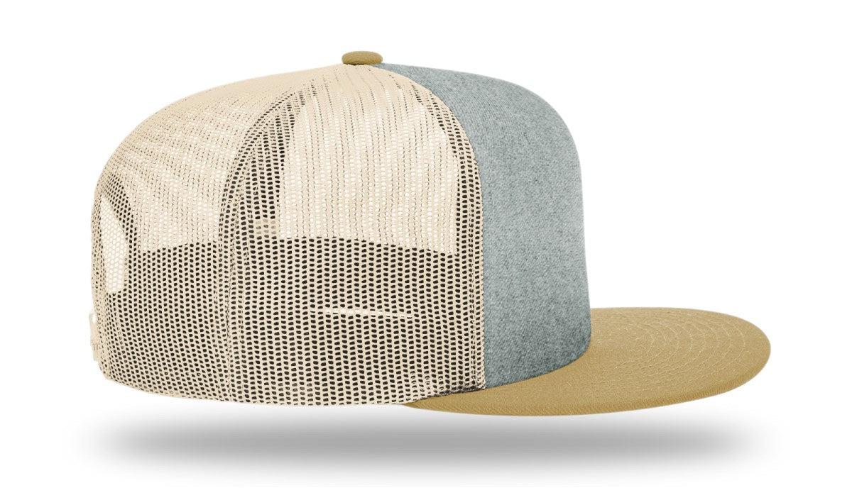no-logo Richardson Wool Blend Flatbill Trucker-Richardson-Thread Logic