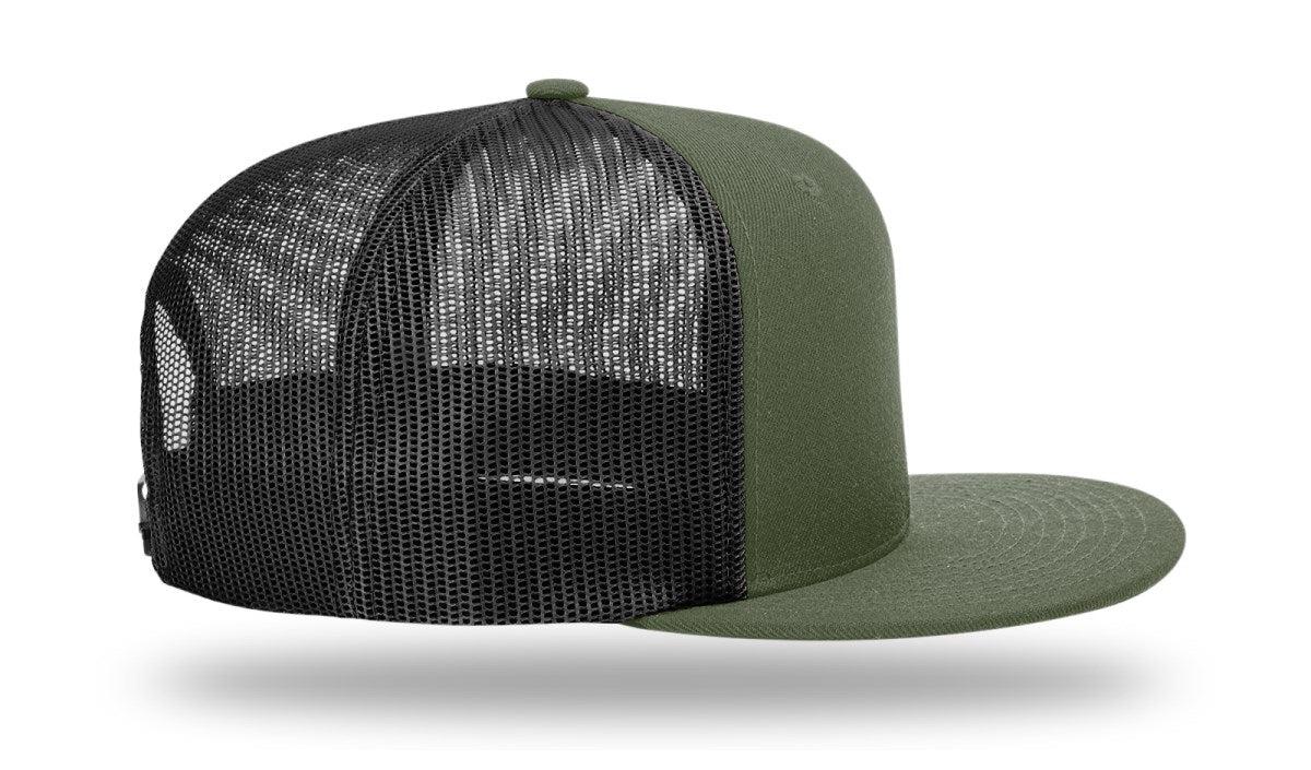 no-logo Richardson Wool Blend Flatbill Trucker-Richardson-Thread Logic