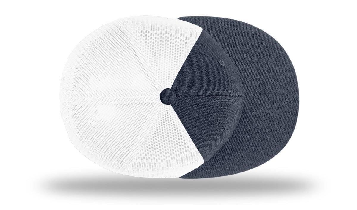 no-logo Richardson Wool Blend Flatbill Trucker-Richardson-Thread Logic