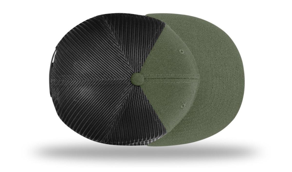 no-logo Richardson Wool Blend Flatbill Trucker-Richardson-Thread Logic