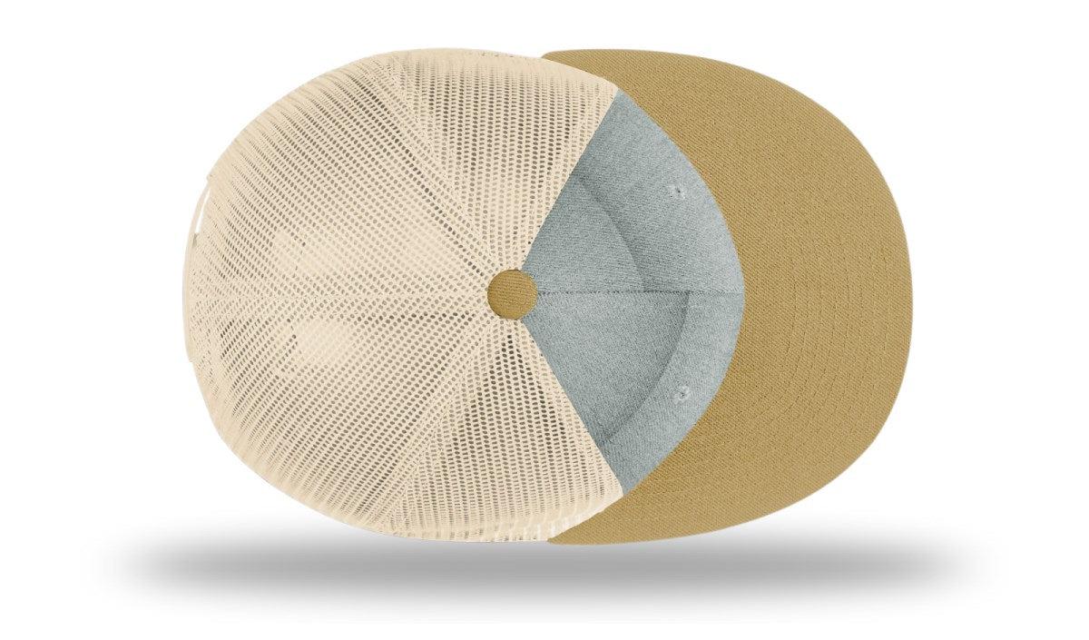 no-logo Richardson Wool Blend Flatbill Trucker-Richardson-Thread Logic