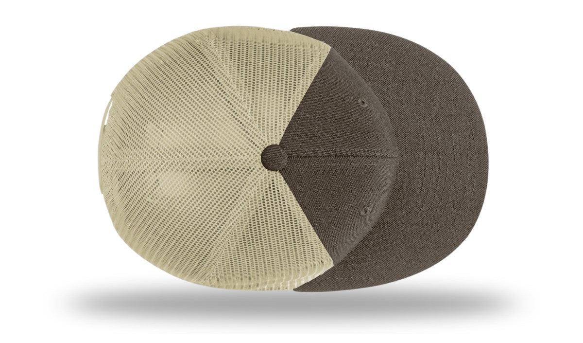 no-logo Richardson Wool Blend Flatbill Trucker-Richardson-Thread Logic
