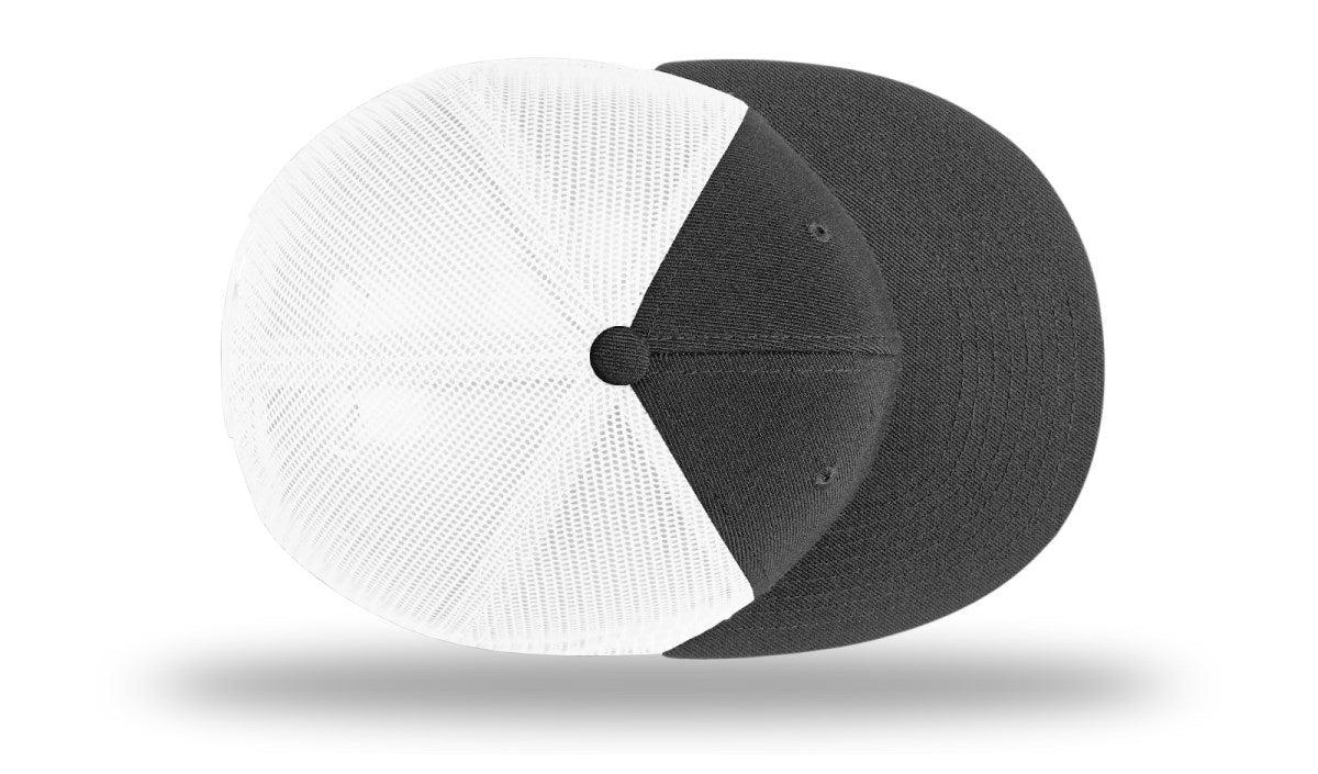 no-logo Richardson Wool Blend Flatbill Trucker-Richardson-Thread Logic