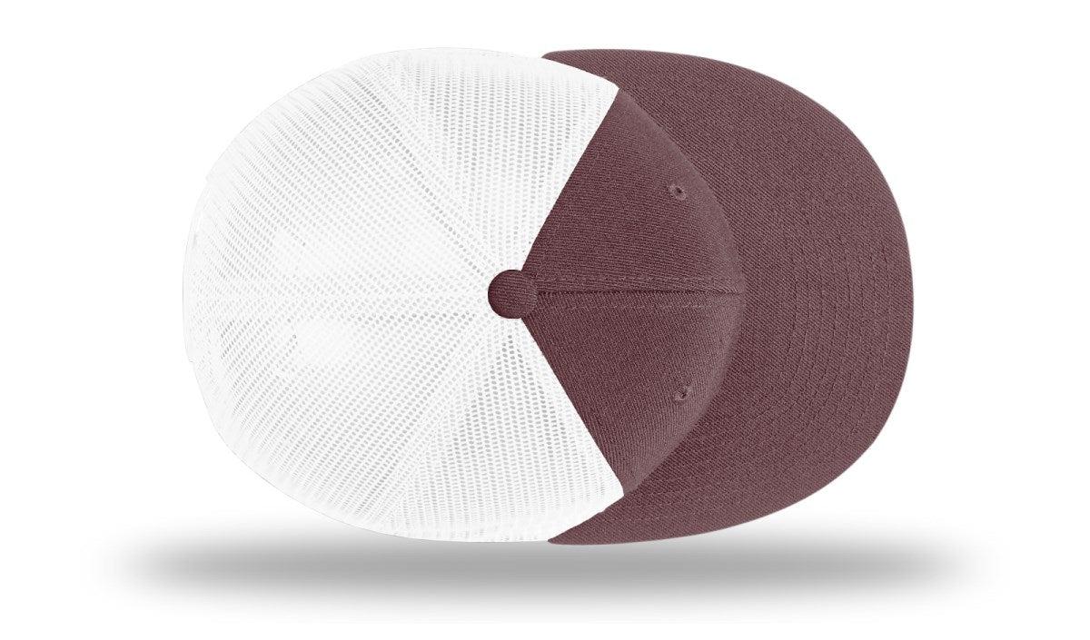 no-logo Richardson Wool Blend Flatbill Trucker-Richardson-Thread Logic