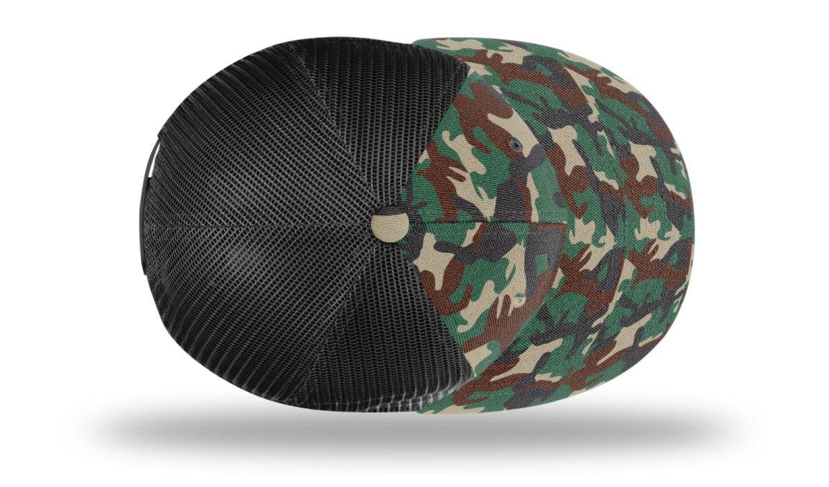 no-logo Richardson Wool Blend Flatbill Trucker-Richardson-Thread Logic