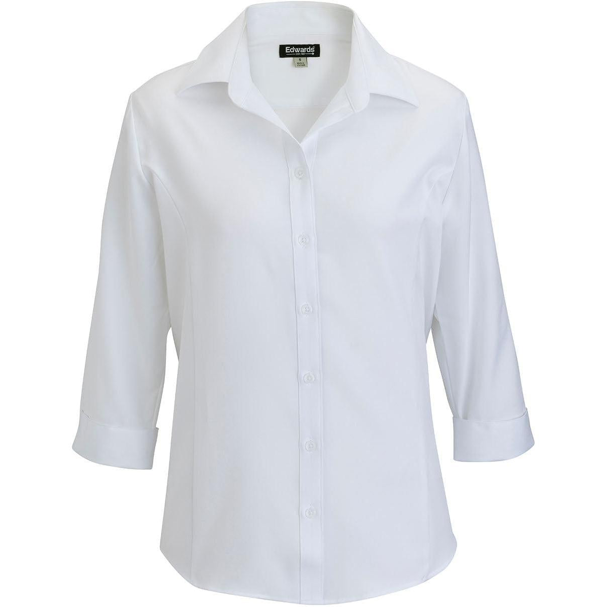 Edwards Flexbatiste Three Quarter Sleeve Women's Shirt