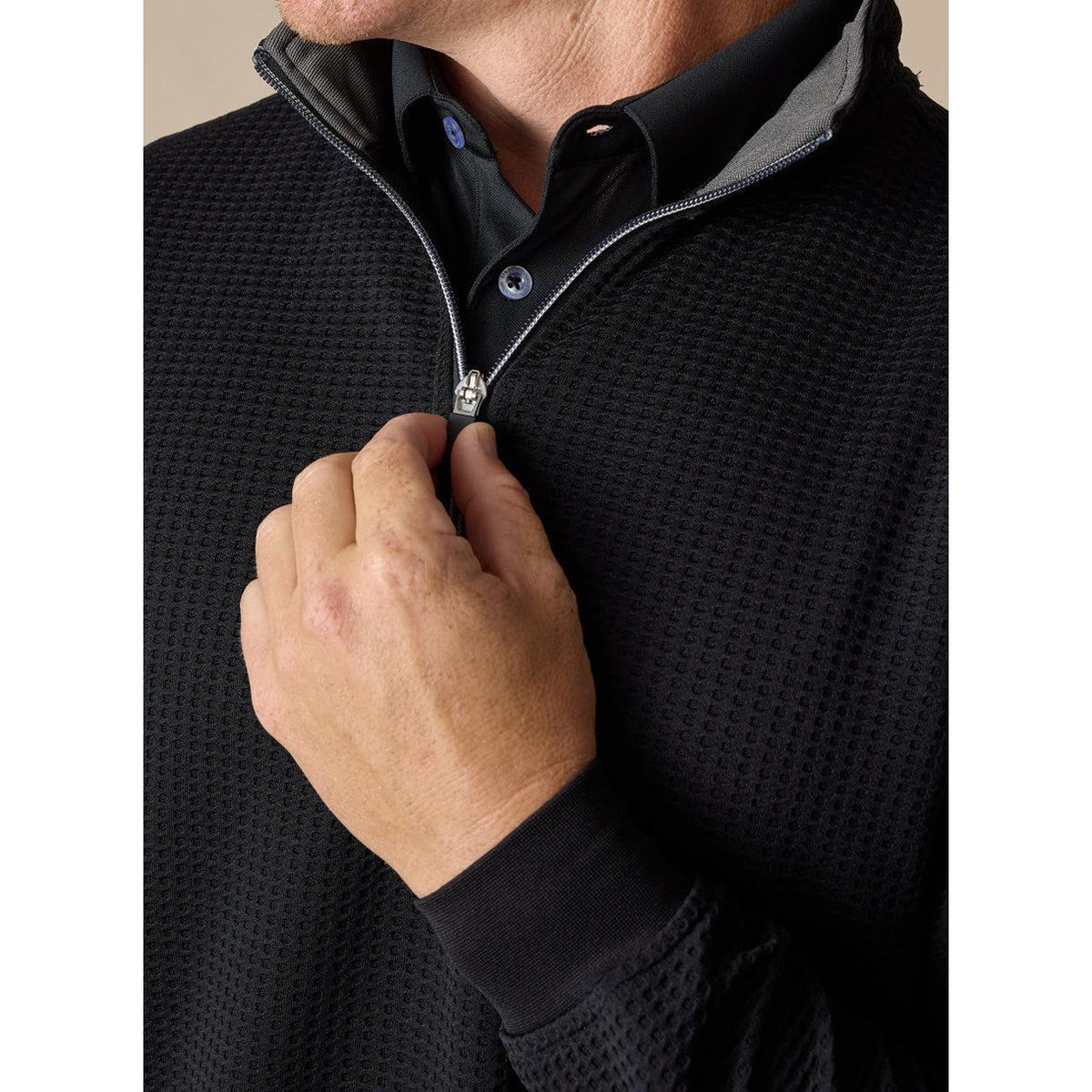 no-logo Straight Down Optic Quarter Zip-Quarter Zips-Straight Down-Thread Logic