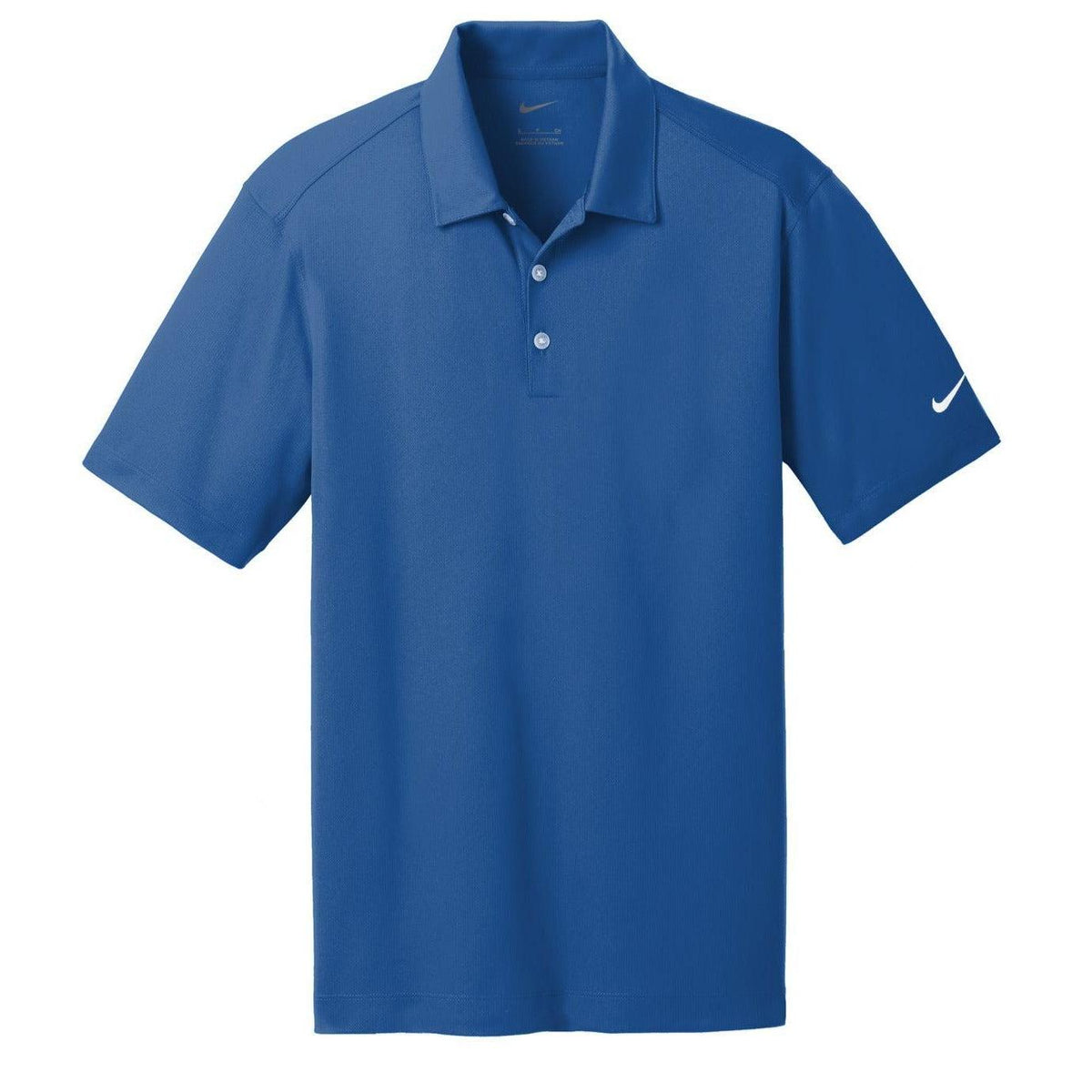 no-logo NIKE Dri-FIT Vertical Mesh Polo-Regular-Nike-Gym Blue-S-Thread Logic