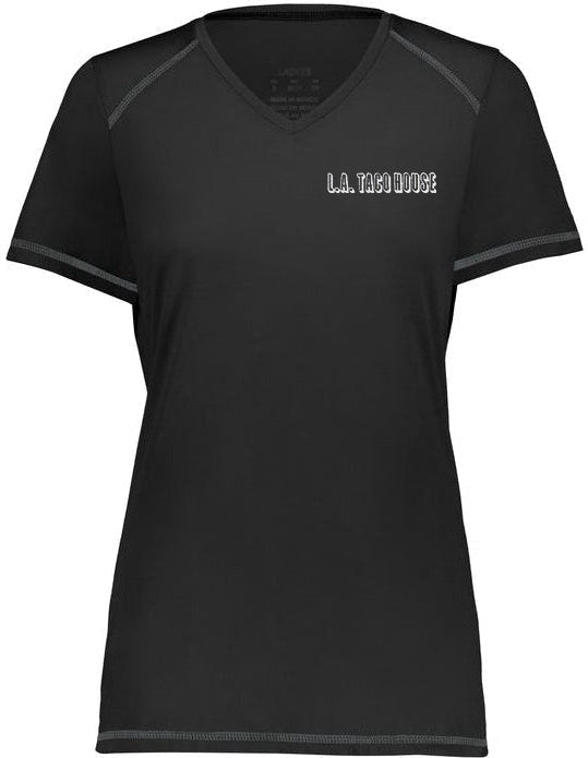 no-logo Augusta Ladies Super Soft-Spun Poly Tee-Ladies T-Shirts-Augusta-Thread Logic