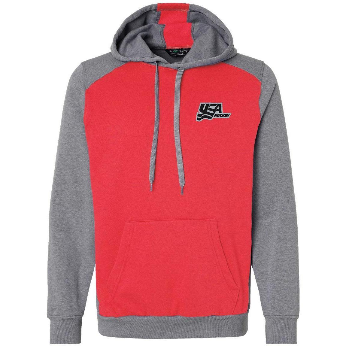 no-logo Augusta Eco Revive Three-Season Triblend Fleece Hooded Sweatshirt-Augusta-Thread Logic
