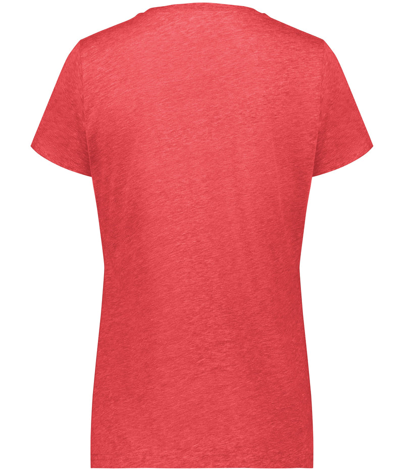 no-logo Augusta Ladies All-Day Core Basic Tri-Blend Tee-Augusta-Thread Logic