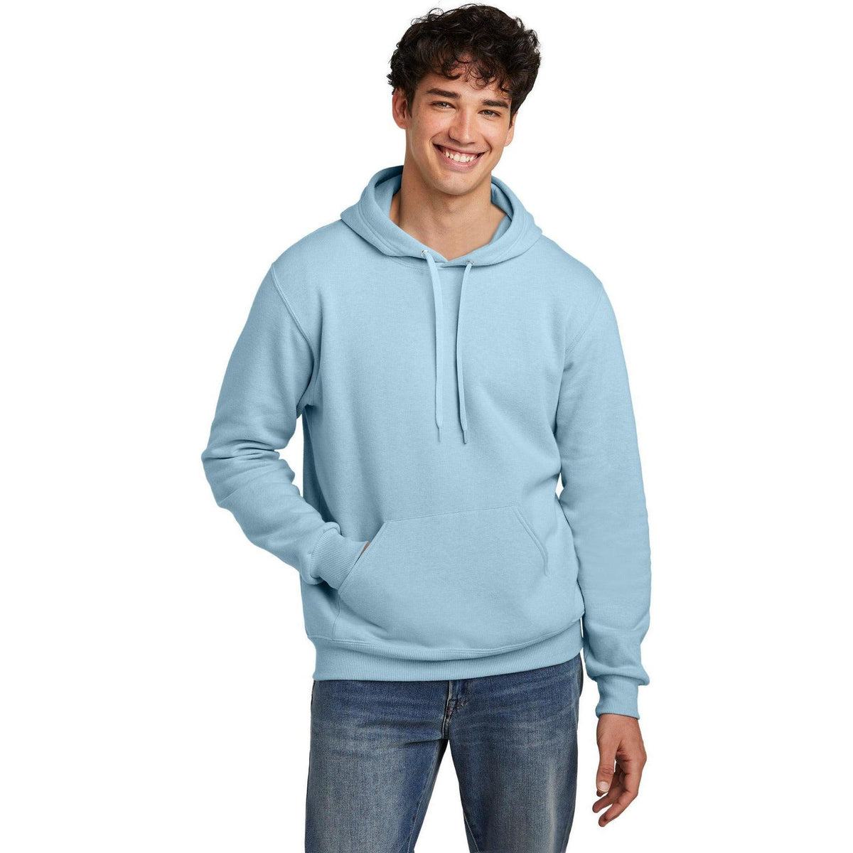 no-logo Jerzees Eco Premium Blend Pullover Hooded Sweatshirt-Jerzees-Thread Logic