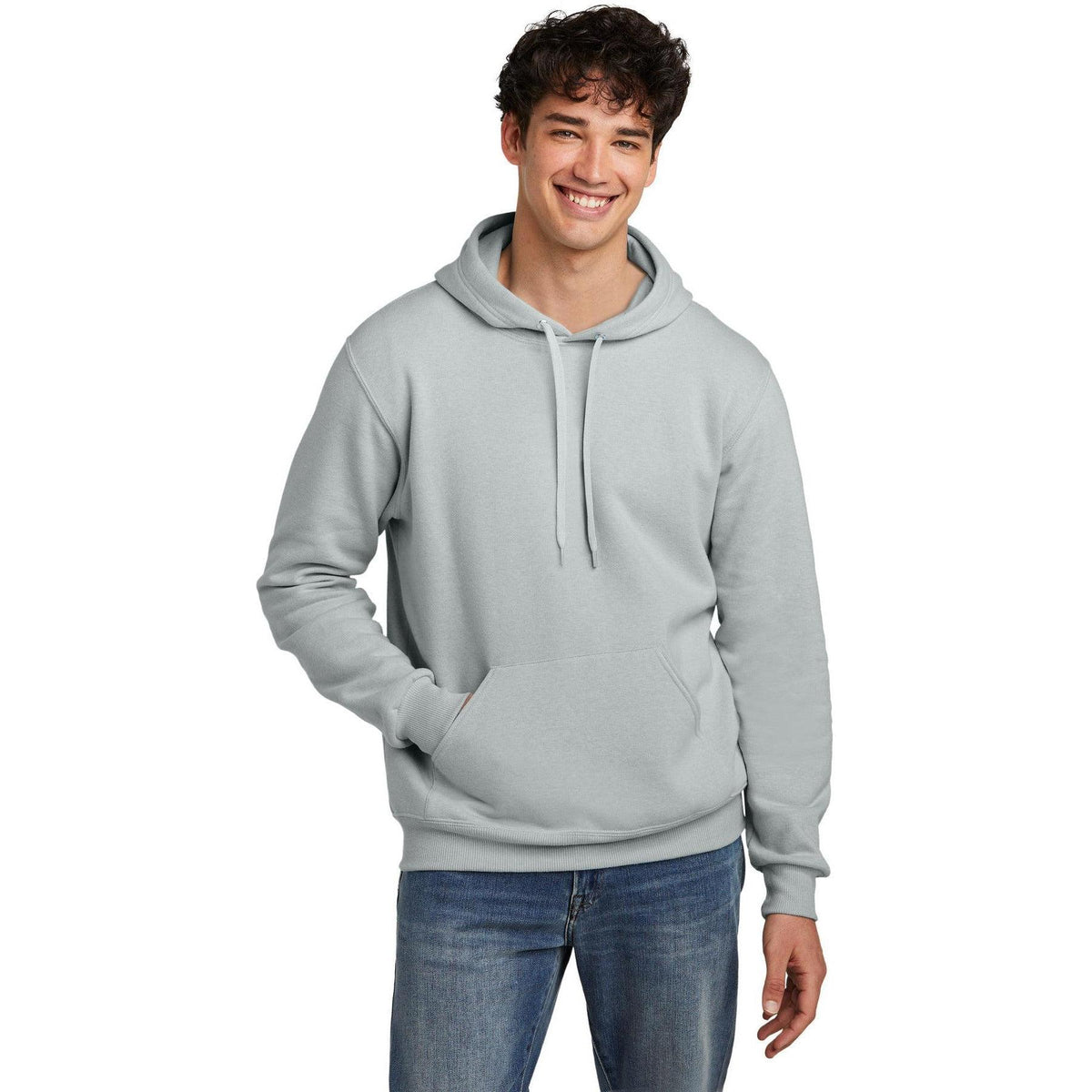 no-logo Jerzees Eco Premium Blend Pullover Hooded Sweatshirt-Jerzees-Thread Logic