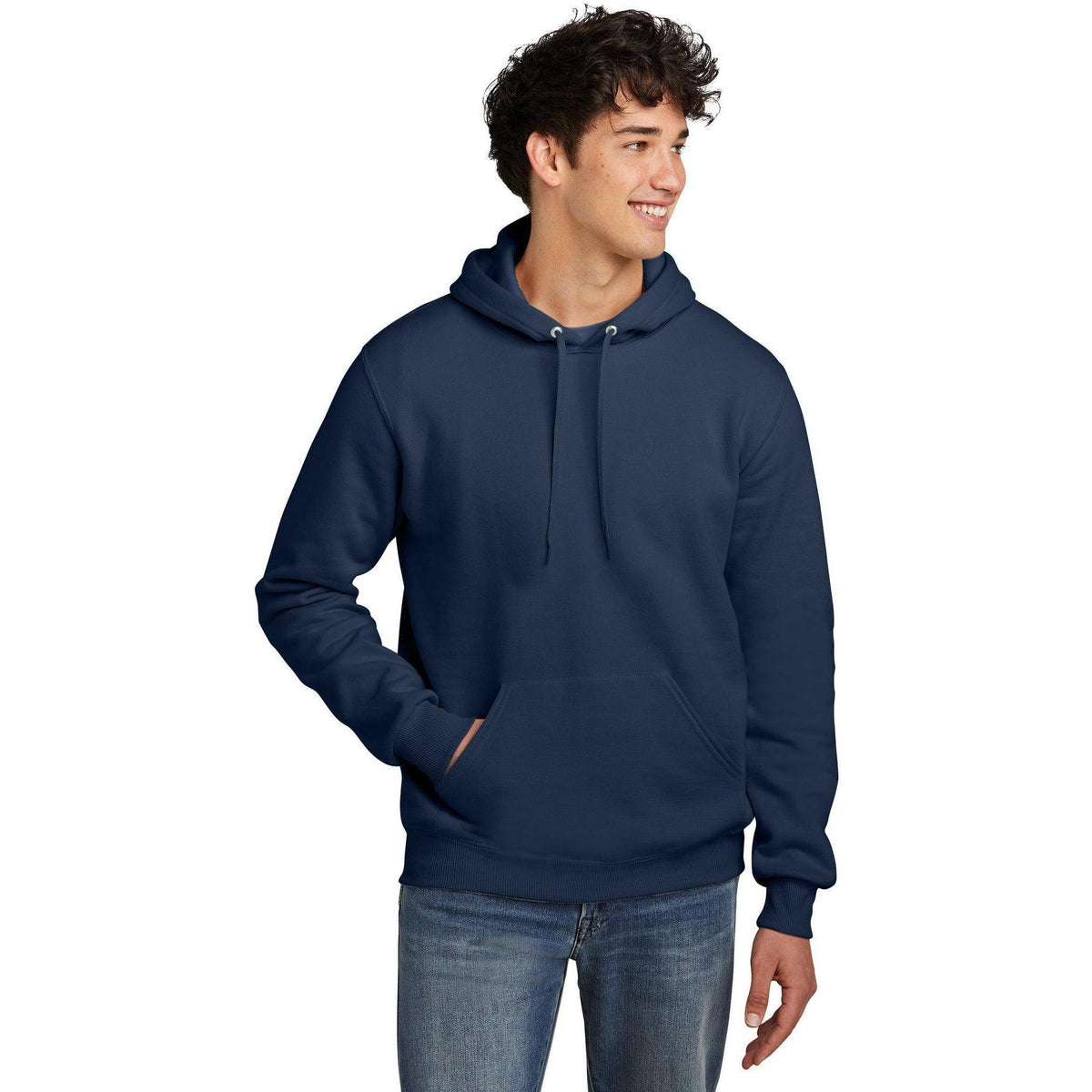 no-logo Jerzees Eco Premium Blend Pullover Hooded Sweatshirt-Jerzees-Thread Logic