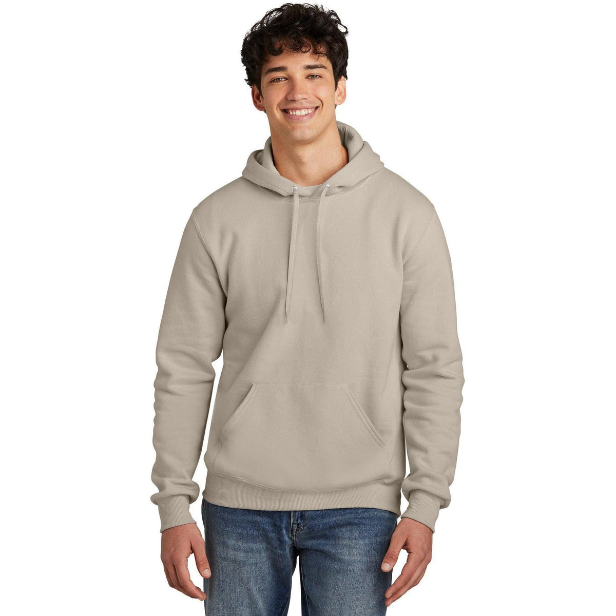 no-logo Jerzees Eco Premium Blend Pullover Hooded Sweatshirt-Jerzees-Thread Logic