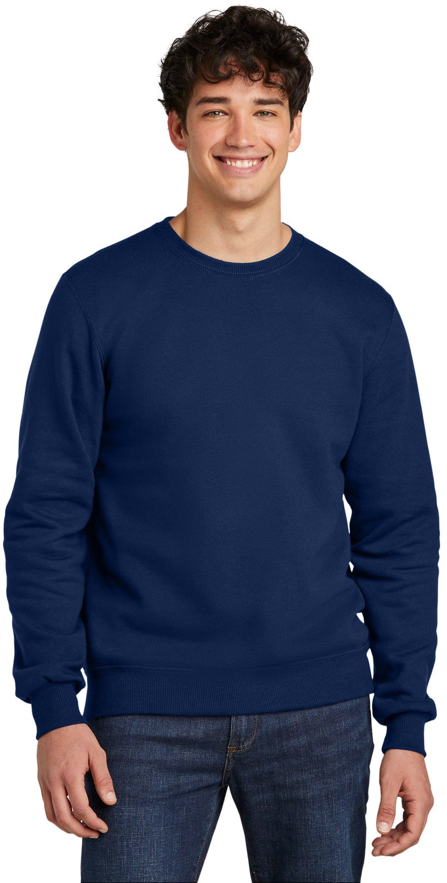 no-logo Jerzees Eco Premium Blend Crewneck Sweatshirt-Jerzees-Thread Logic