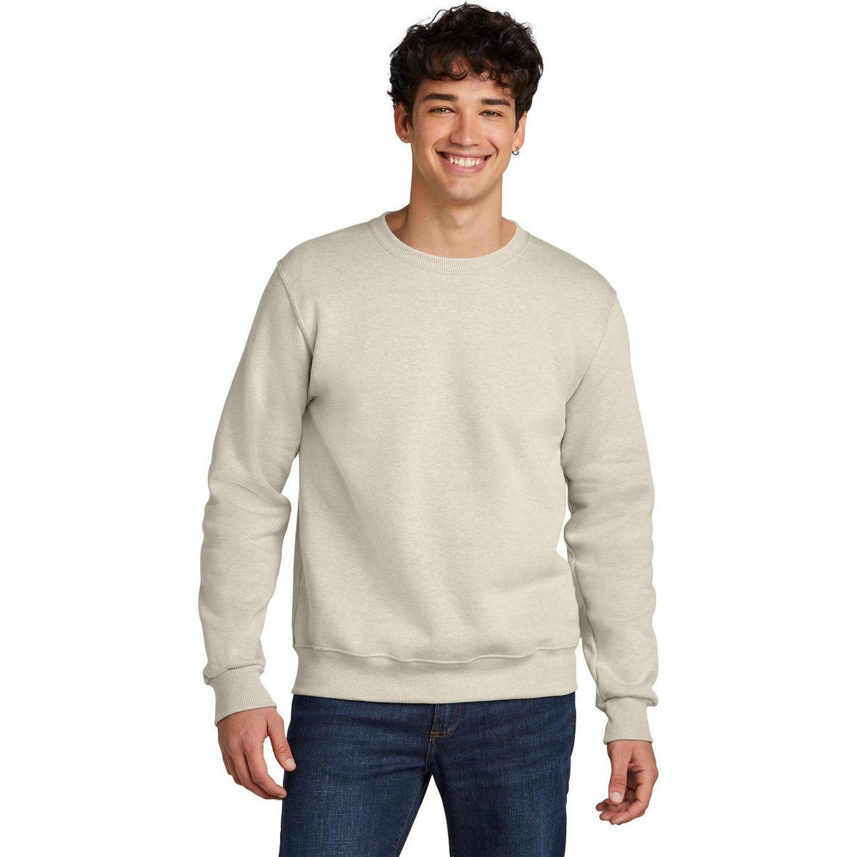no-logo Jerzees Eco Premium Blend Crewneck Sweatshirt-Jerzees-Thread Logic