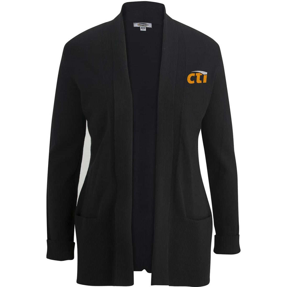 no-logo Edwards Women's Shawl Collar Fine Gauge Cardigan Sweater-Sweaters-Edwards-Thread Logic