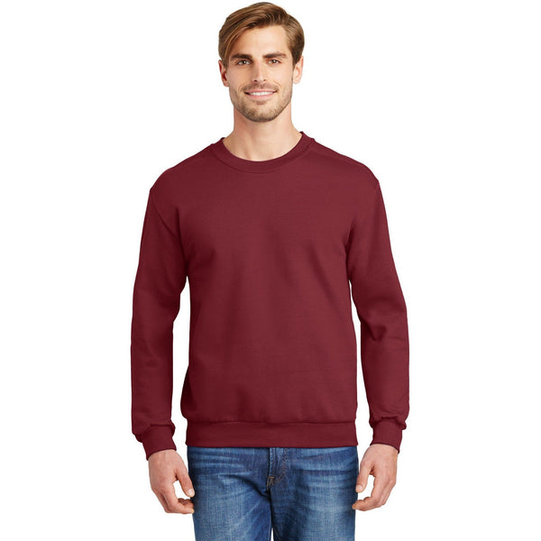 no-logo CLOSEOUT - Anvil Crewneck Sweatshirt-Anvil-Independence Red-S-Thread Logic